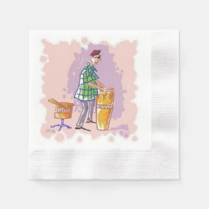 Servilleta De Papel Toallas de coctel de papel de tambor