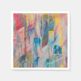 Servilleta De Papel Toallas de coctel de "Utopia creativa"