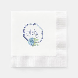 Servilleta De Papel Toallas de cóctel Hydrangea para Kristen y Jonatha
