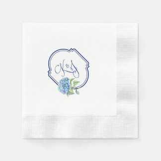 Servilleta De Papel Toallas de cóctel Hydrangea para Kristen y Jonatha