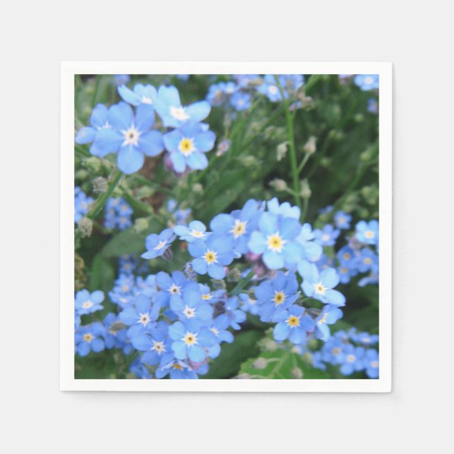 Servilleta De Papel *Toallas de Cóctel Olviden No (Anverso)