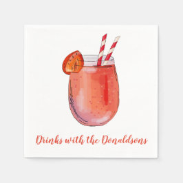 Servilleta De Papel Toallas de cóctel personalizadas