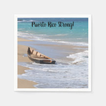 Toallas de coctel "Puerto RIco Strong"