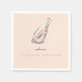 Servilleta De Papel Toallas de conejo bebé para Fiesta