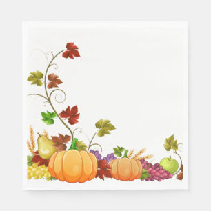 Servilleta De Papel Toallas de cosecha de otoño