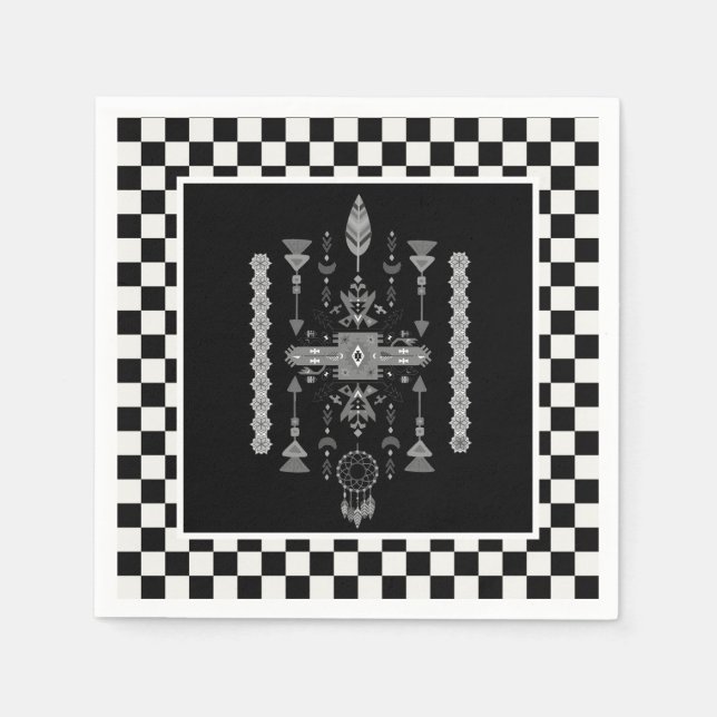 Servilleta De Papel Toallas de diseño nativas (Anverso)