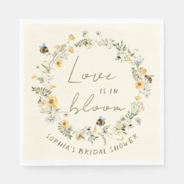 Servilleta De Papel Toallas de ducha de flores silvestres