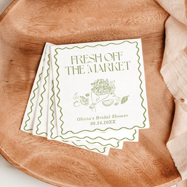 Servilleta De Papel Toallas de ducha de novia recién salidas del merca (Subido por el creador)