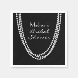 Servilleta De Papel Toallas de ducha Pearl Bridal de 1920