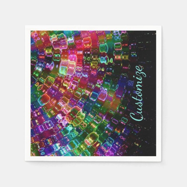 Servilleta De Papel Toallas de espiral de vidrio destrozado (Anverso)