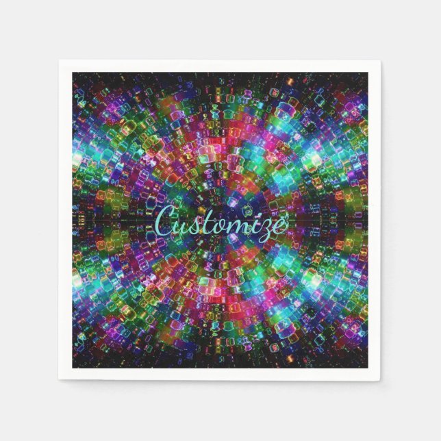 Servilleta De Papel Toallas de espiral de vidrio destrozado 2 (Anverso)