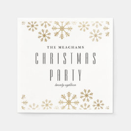 Servilleta De Papel Toallas de fiesta de nieve dispersas