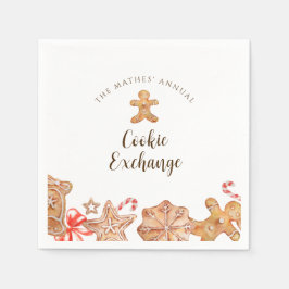Servilleta De Papel Toallas de fiesta navideña en Cookie Exchange