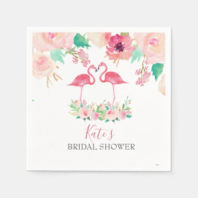 Servilleta De Papel Toallas de flamenco (Anverso)