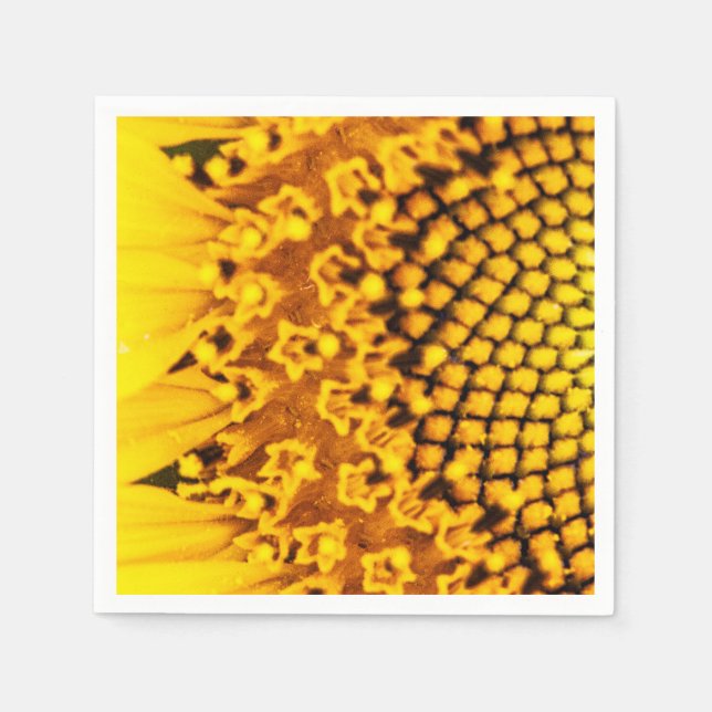 Servilleta De Papel Toallas de girasol para Bodas y Fiestas (Anverso)