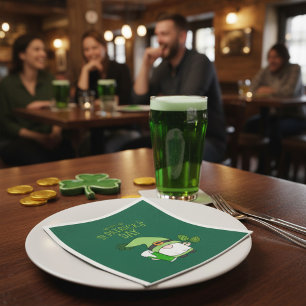 Servilleta De Papel Toallas de Gnome del Día de San Patricio