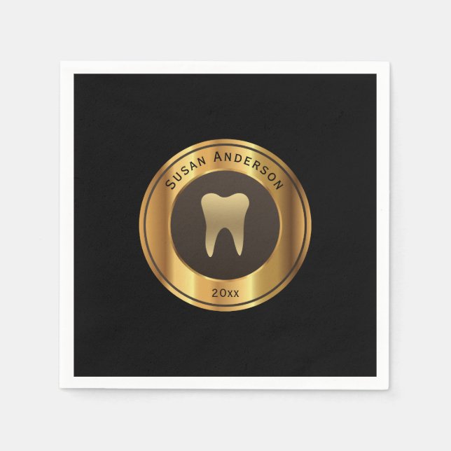 Servilleta De Papel Toallas de graduación de la escuela dental (Anverso)