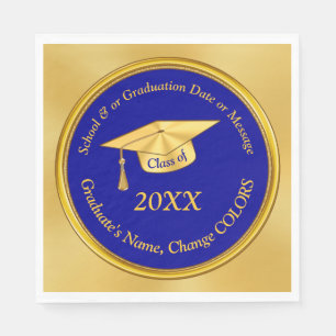 Servilleta De Papel Toallas de graduación personalizadas, tu texto, co
