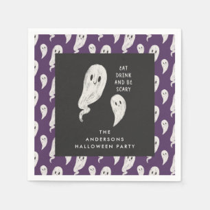 Servilleta De Papel Toallas de halloween de la fiesta de Ghostly