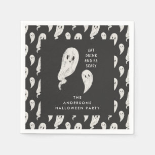 Servilleta De Papel Toallas de halloween de la fiesta de Ghostly