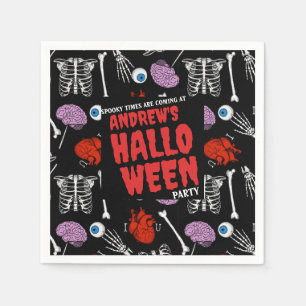 Servilleta De Papel Toallas de Halloween personalizables - Añade tu te