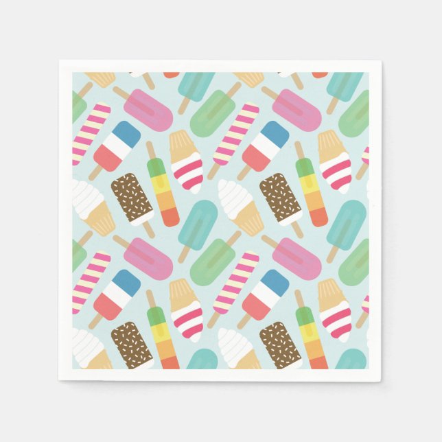 Servilleta De Papel Toallas de helado (Anverso)