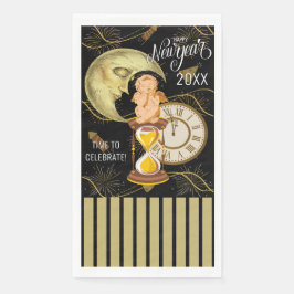 Servilleta De Papel Toallas de huéspedes de papel de estilo vintage de