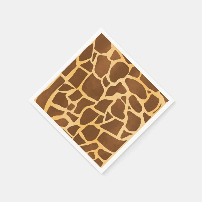 Servilleta De Papel Toallas de impresión Giraffe (Borde)