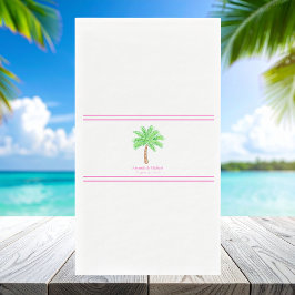 Servilleta De Papel Toallas de invitados de boda personalizadas con pa
