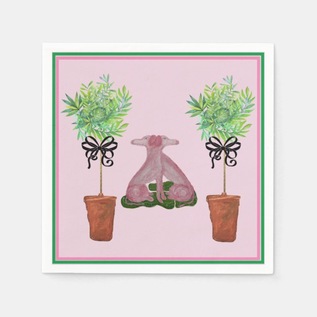 Servilleta De Papel Toallas de invitados de papel con perro Staffordsh (Anverso)