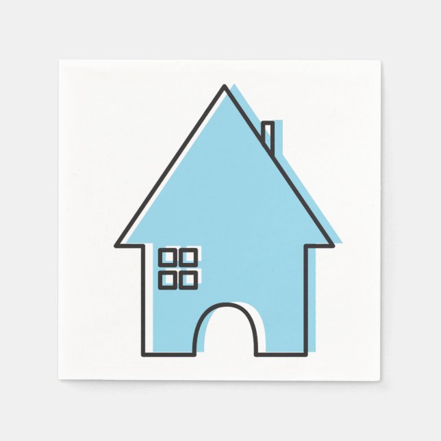 Servilleta De Papel Toallas de la Casa Azul (Anverso)