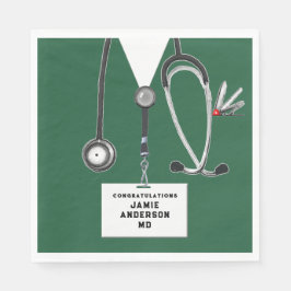 Servilleta De Papel Toallas de la Escuela de Medicina de Graduación