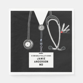 Servilleta De Papel Toallas de la Escuela de Medicina de Graduación