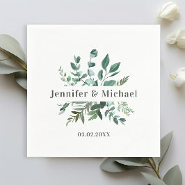 Servilleta De Papel Toallas de lienzo monograma específicas para el cl