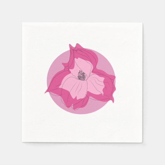 Servilleta De Papel Toallas de Magnolia (Anverso)