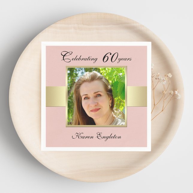 Servilleta De Papel Toallas de Oro para Rosa de la Fiesta de Cumpleaño (Subido por el creador)