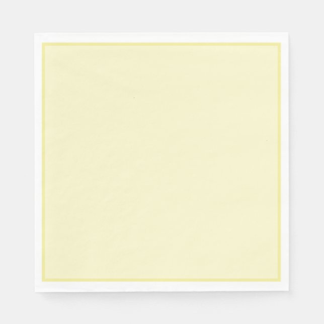 Servilleta De Papel Toallas de papel amarillo liso (Anverso)