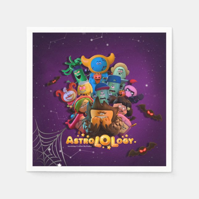 Servilleta De Papel Toallas de papel AstroLOLogy Halloween (Anverso)