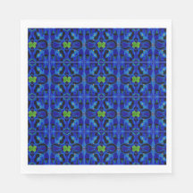 Toallas de papel azul