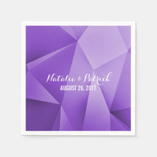 Servilleta De Papel Toallas de papel Boda Amethyst Jewel Tones
