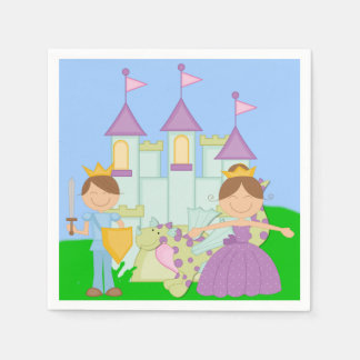 Servilleta De Papel Toallas de papel Brunette Prince y Princess