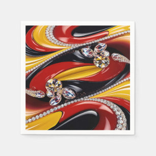 Servilleta De Papel Toallas de papel con diseño de colores belgas