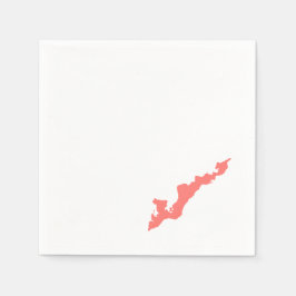 Servilleta De Papel Toallas de papel con logotipo de la isla de los pe