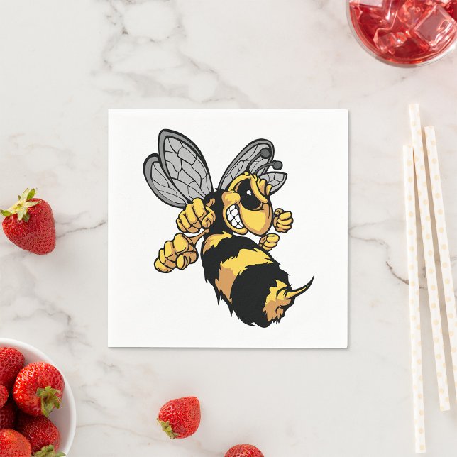 Servilleta De Papel Toallas de papel de abeja muy enojadas (Subido por el creador)