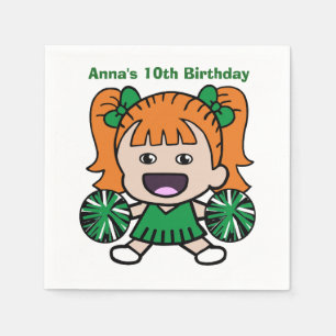 Servilleta De Papel Toallas de papel de animador verde