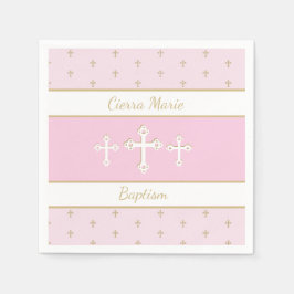 Servilleta De Papel Toallas de papel de bautismo cristiano basadas en