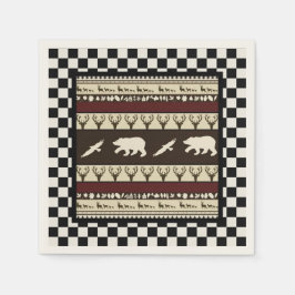 Servilleta De Papel Toallas de papel de bosque de otoño