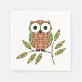 Servilleta De Papel Toallas de papel de búho