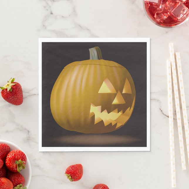 Servilleta De Papel Toallas de papel de calabaza de Halloween (Subido por el creador)