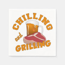 Toallas de papel de chilling & Grilling